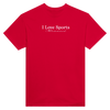 I Love Sports (Romance) - Crewneck T-shirt - Red
