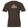 I Love Sports (Romance) - Find Your Team! - Crewneck T-shirt - Brown