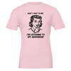 I'm Listening to my Audiobook - Crewneck T-shirt - Pink