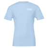 I'm Listening to my Audiobook (Back Design) - Crewneck T-shirt - Baby Blue