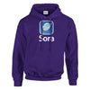 Sora - Hooded Sweatshirt - Purple
