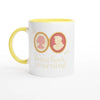 Bring Back Yearning - Two-Toned 11oz Ceramic Mug - Ceramic Yellow
