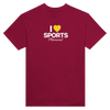 I Love Sports (Romance) - Find Your Team! - Crewneck T-shirt - Cardinal Red