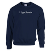 I Love Sports (Romance) - Crewneck T-shirt - Navy