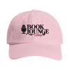Book Lounge Podcast - Embroidered Adjustable Baseball Cap - Pink