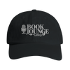 Book Lounge Podcast - Embroidered Adjustable Baseball Cap - Black
