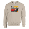 Free Streaming - Crewneck Sweatshirt - Sand