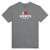 I Love Sports (Romance) - Find Your Team! - Crewneck T-shirt - Sport Grey