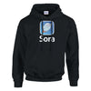 Sora - Hooded Sweatshirt - Black