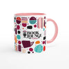Book Lounge Podcast - Two-Toned 11oz Ceramic Mug - Ceramic Pink