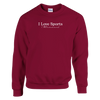 I Love Sports (Romance) - Crewneck T-shirt - Cardinal Red