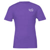 Check Out Your Library - Crewneck T-shirt - Heather Team Purple