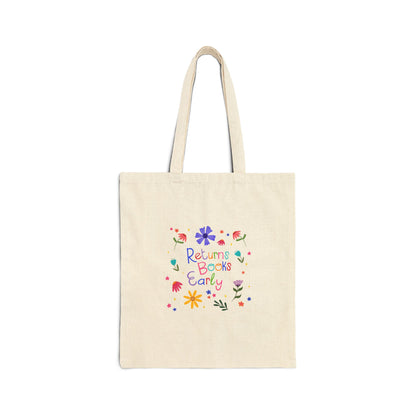 Returns Books Early - Tote Bag