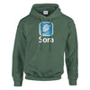 Sora - Hooded Sweatshirt - Military Green