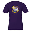 Party Hard with Your Library Card - Crewneck T-shirt - Team Purple