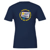 Festeja con tu Tarjeta de Biblioteca - Crewneck T-shirt - Navy