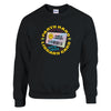 Party Hard with Your Library Card - Crewneck Sweatshirt - Black