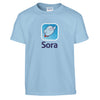 Sora - Kids Crewneck T-shirt - Light Blue