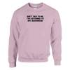 I'm Listening to my Audiobook (Text Only) - Crewneck Sweatshirt - Light Pink