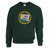 Party Hard with Your Library Card - Crewneck Sweatshirt - Forest Green