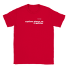 Captions Always On - Crewneck T-shirt - Red