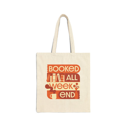 Booked All Weekend - Tangerine - Tote Bag