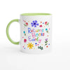 Returns Books Early - Two-Toned 11oz Ceramic Mug - Ceramic Green