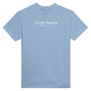 I Love Sports (Romance) - Crewneck T-shirt - Light Blue