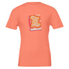 Support Your Local Library - Crewneck T-shirt - Coral