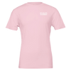I'm Listening to my Audiobook (Back Design) - Crewneck T-shirt - Pink