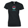 Libby - Women's Fitted Crewneck T-shirt - Black