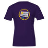 Festeja con tu Tarjeta de Biblioteca - Crewneck T-shirt - Team Purple