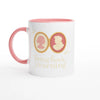 Bring Back Yearning - Two-Toned 11oz Ceramic Mug - Ceramic Pink