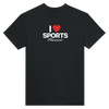 I Love Sports (Romance) - Find Your Team! - Crewneck T-shirt - Black