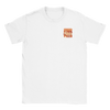 Booked All Weekend - Tangerine - Crewneck T-shirt - White