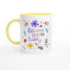 Returns Books Early - Two-Toned 11oz Ceramic Mug - Ceramic Yellow