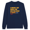 A Movie a Day - Long Sleeve T-shirt - Navy