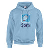 Sora - Hooded Sweatshirt - Light Blue