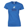 Sora - Women's Fitted Crewneck T-shirt - Heather Royal